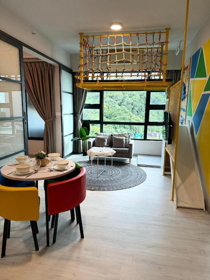 Apartment Jq#09 View Slide Loftbed 2r1b 5pax Near Suria Mall, Gaya St, Sicc
